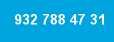 932 788 47 31 932 788 47 31